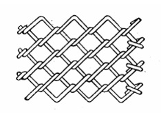 Сетка металлическая плетеная (рабица) 1.6х(35х35)х1500х10000 ГОСТ 5336-80 Р